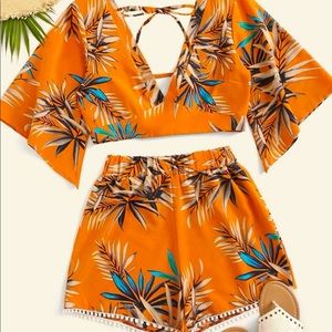 SHEIN shorts set! NEW never worn! Size L (fits more like a medium)